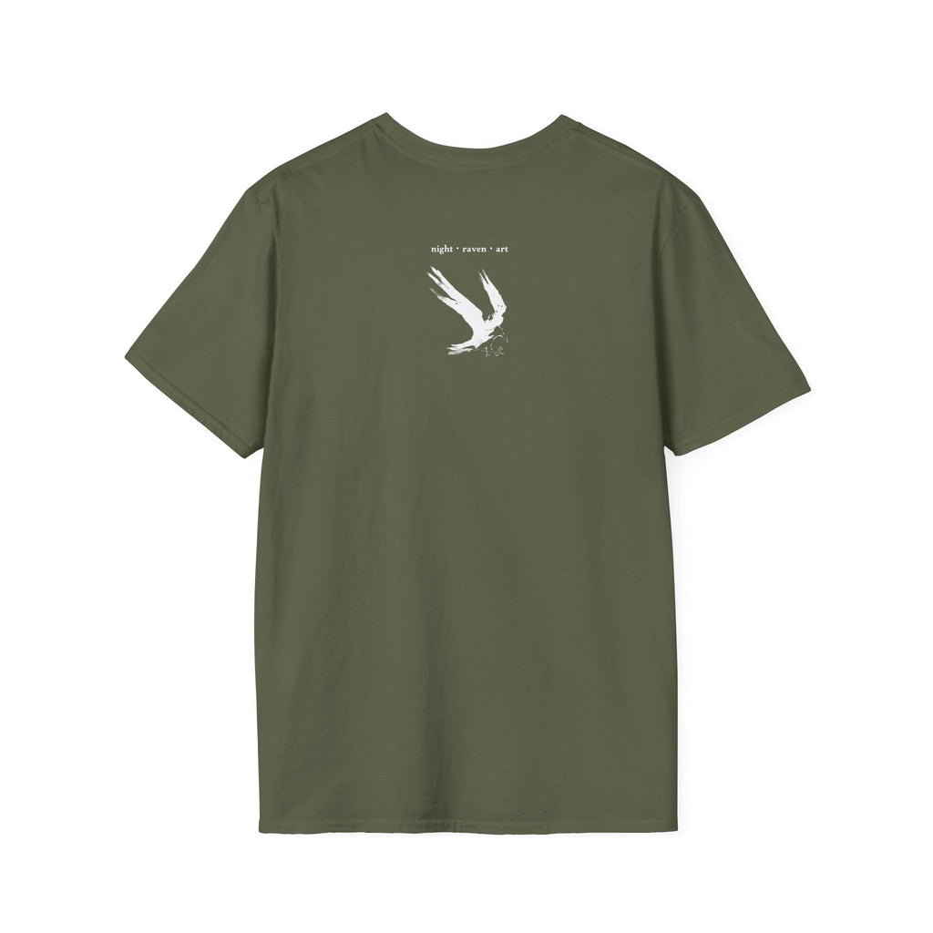 Moonflower — night · raven · art | Military Green