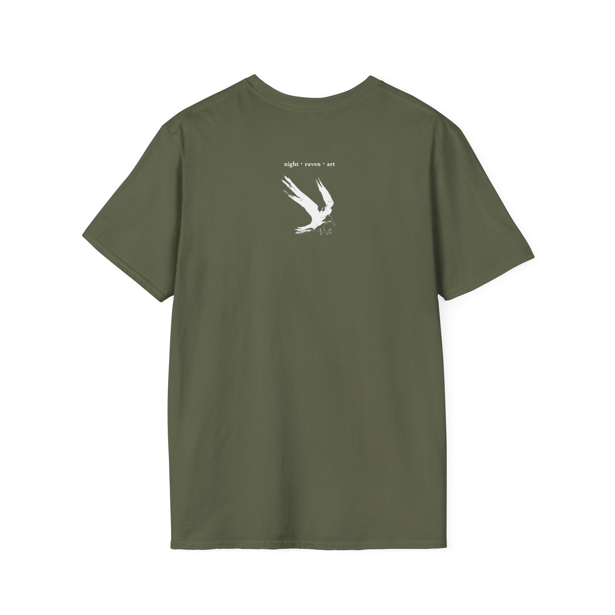 Moonflower — night · raven · art | Military Green